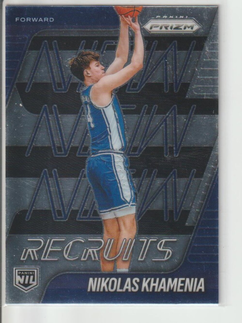 Nikolas Khamenia 2025-26 Panini Prizm New Recruits NIL Basketball #17